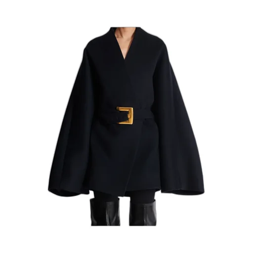 Belted Wide Sleeved Coat