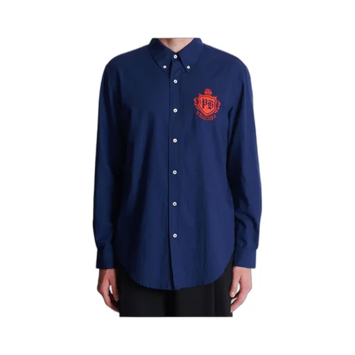 College Emblem Long-Sleeve Shirt
