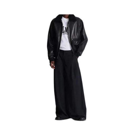 Short-Sleeved T-Shirt With Flocked Balmain College Print