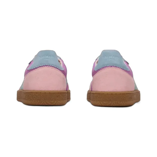 Swan Suede And Nylon Trainers