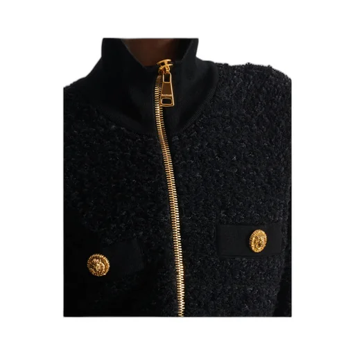 Tweed Bomber Jacket