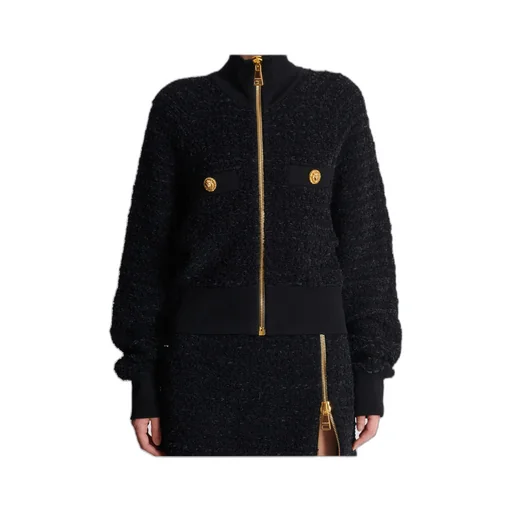Tweed Bomber Jacket