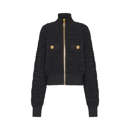 Tweed Bomber Jacket
