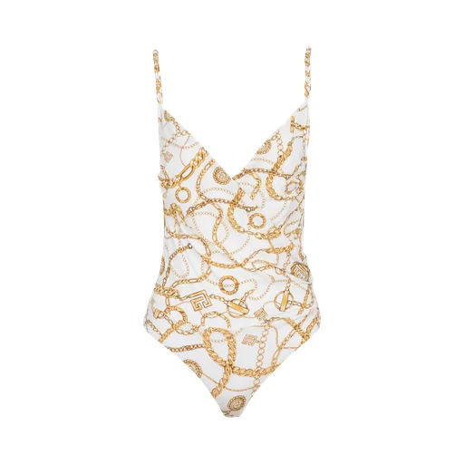 ChaÎNes Pattern Printed One-Piece Swimsuit