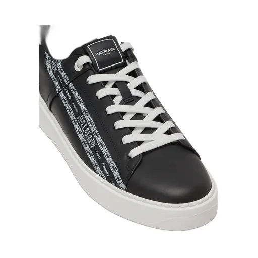 B-Court Printed Calfskin Trainers