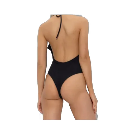 Ruffled Halterneck Swimsuit