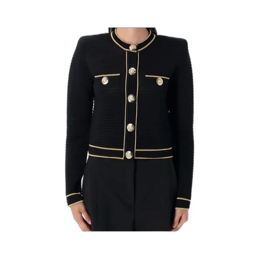 Crewneck Cropped Cardigan