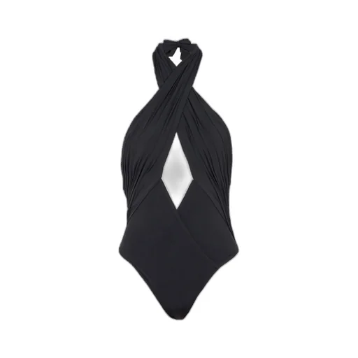 Plain One-Piece Swimsuit