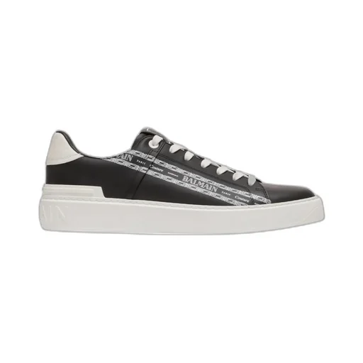 B-Court Printed Calfskin Trainers