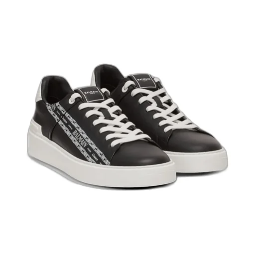B-Court Printed Calfskin Trainers