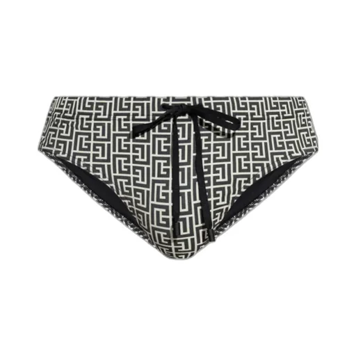 Geometric Pattern Swim Briefs