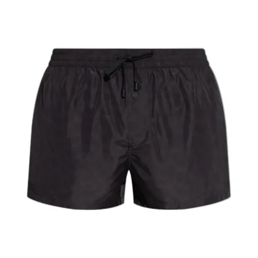 Drawstring-Fastening Swim Shorts