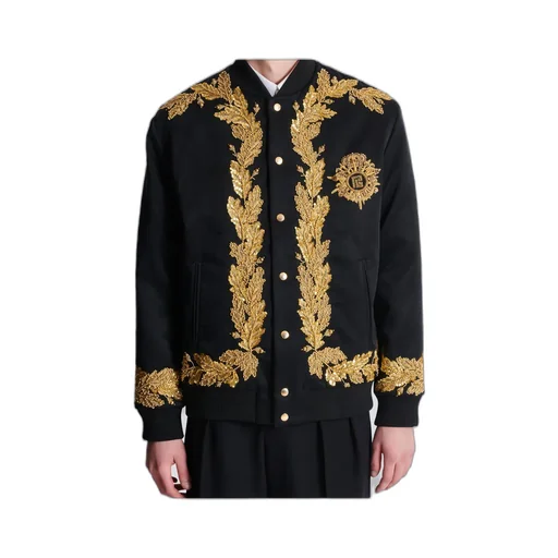 Embroidered Bomber Jacket