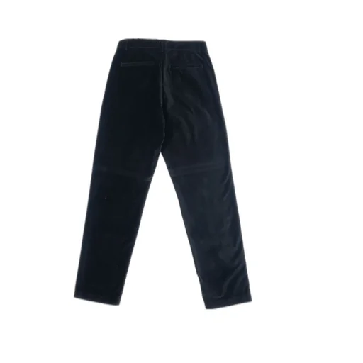 Gold-Button Velvet Trousers
