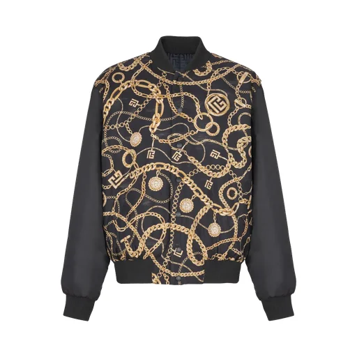 Reversible Printed Bomber Jacket
