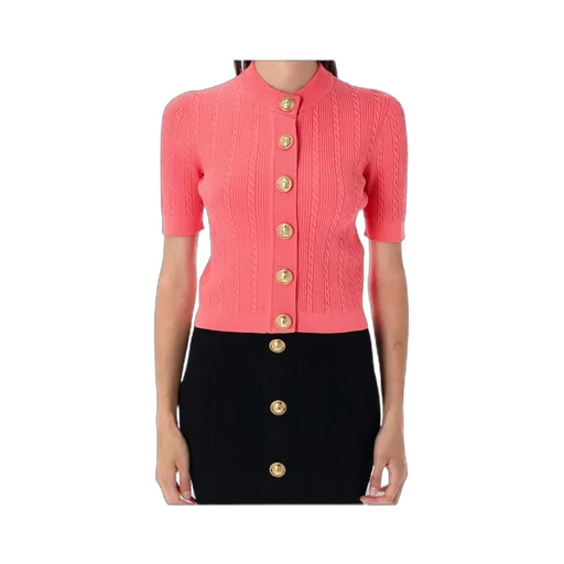 Button Embellished Knitted Cardigan