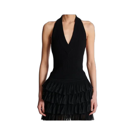 Cable-Knit Openback Top