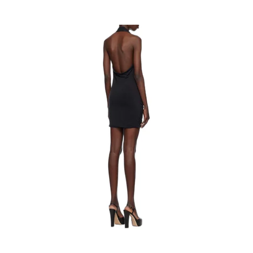 Draped Halter Neck Dress