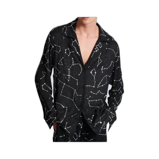 Constellation Embellished Pyjama Shirt