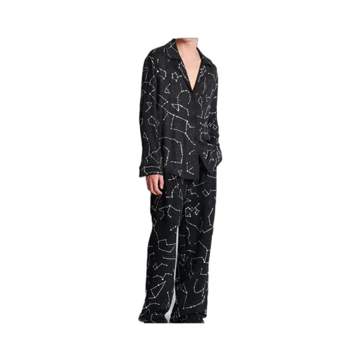 Constellation Embellished Pyjama Shirt