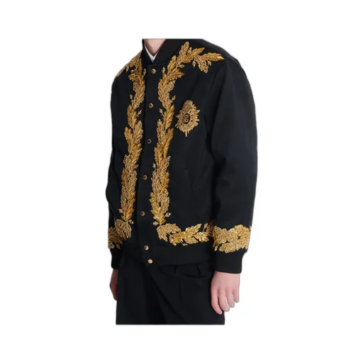 Embroidered Bomber Jacket