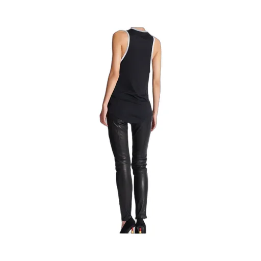Flocked Relaxed Tank Top