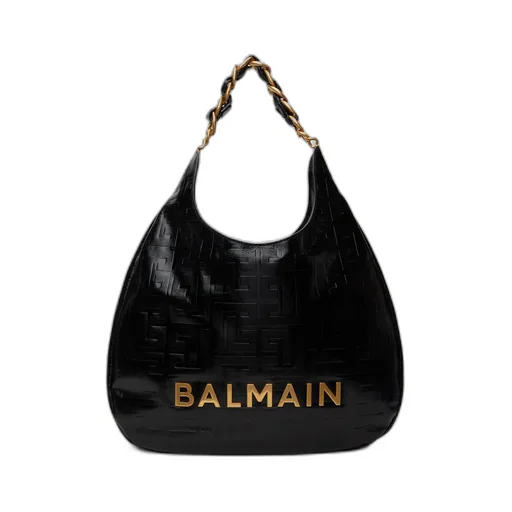 1945 Soft Hobo Crinkled Leather Tote Bag With Monogram