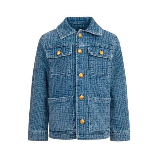 Logo Monogram Denim Jacket