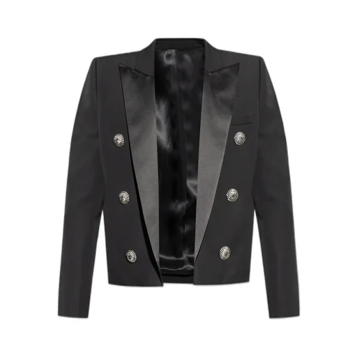 Button Embellished Tailored Jacket