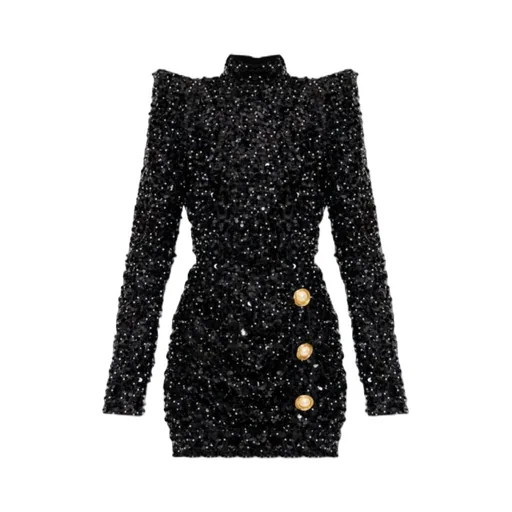 Sequinned Mini Dress