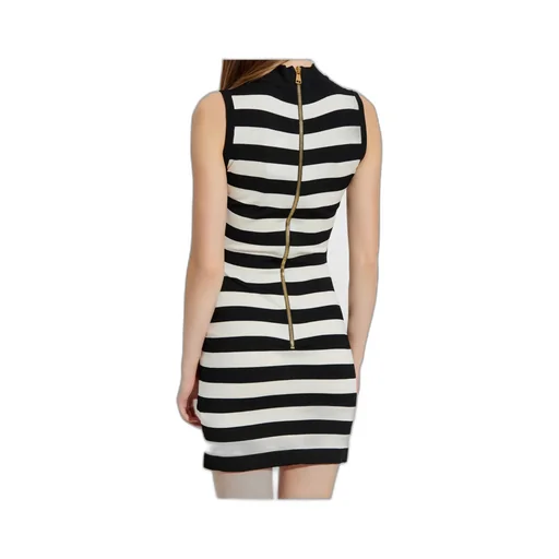 Striped Fitted Mini Dress