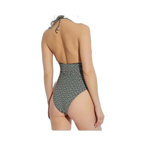 Monogram-Pattern Swimsuit