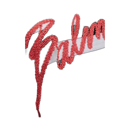 Logo Embellished Striped Jumper
