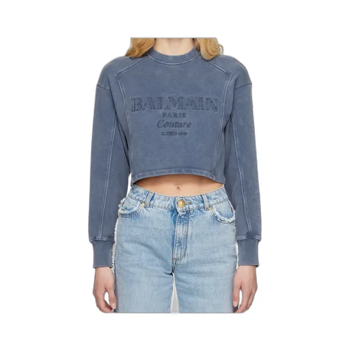 Couture Embroidered Sweatshirt