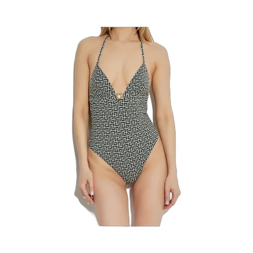 Monogram-Pattern Swimsuit