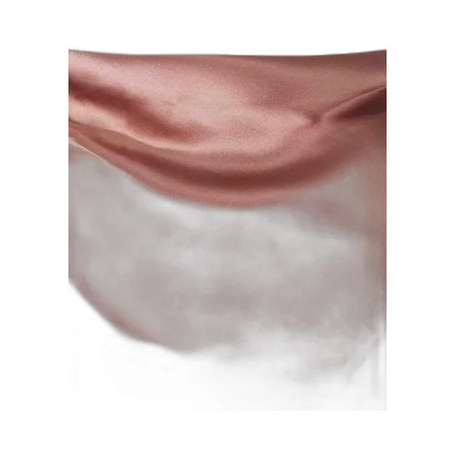 Cowl-Neck Satin Top
