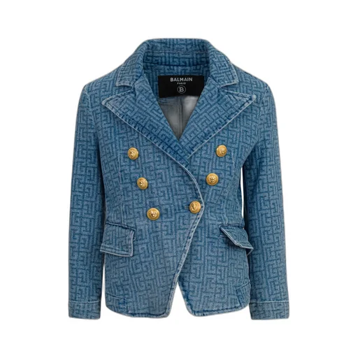 Logo Monogram Denim Jacket
