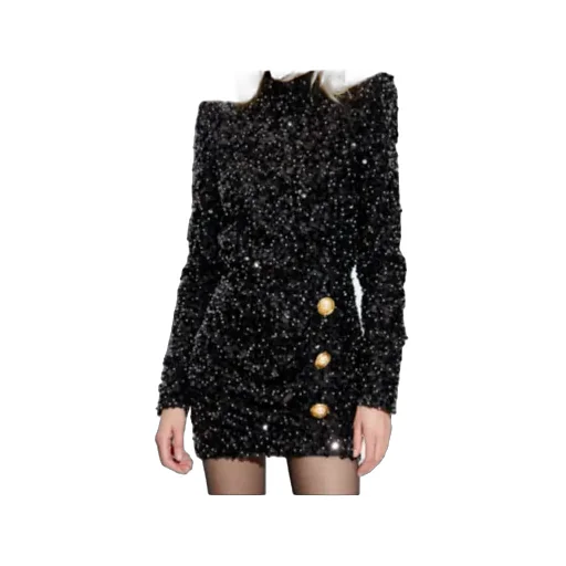 Sequinned Mini Dress