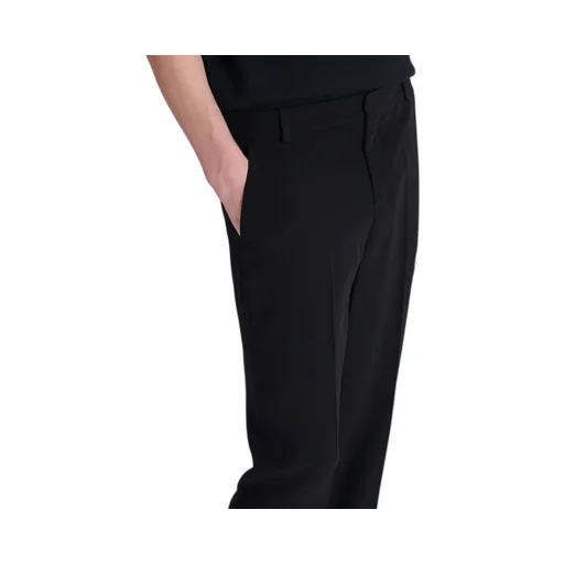 Crepe Straight-Leg Trousers
