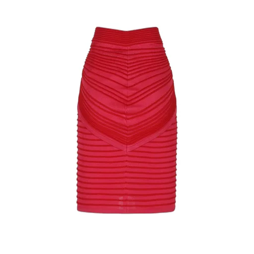 High Waist Draped Mini Skirt