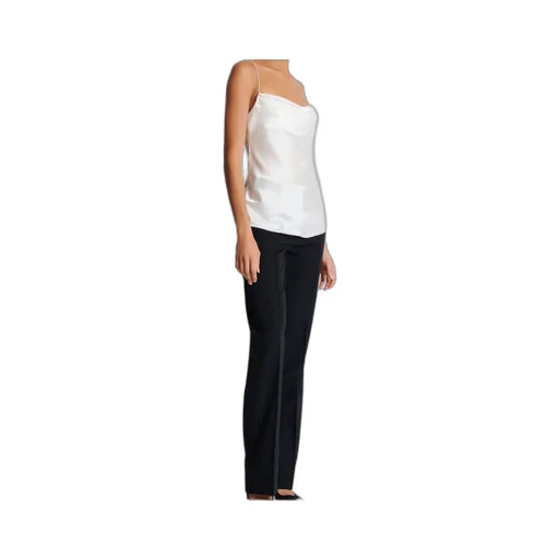 Draped Satin Top