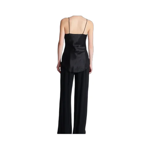 Draped Satin Top
