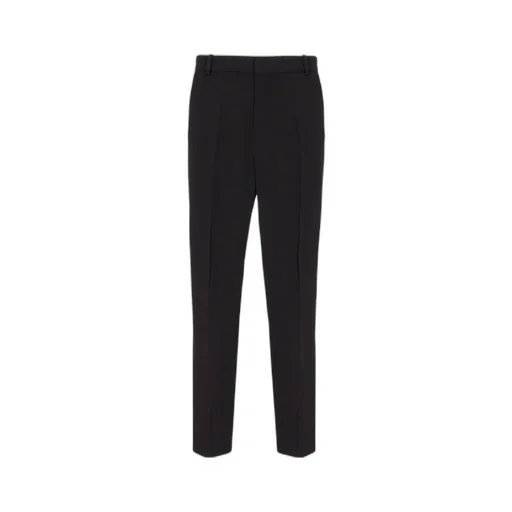 Crepe Straight-Leg Trousers