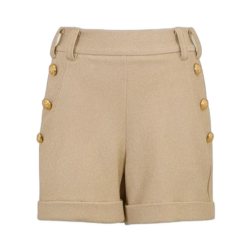 Button-Detailed Shorts