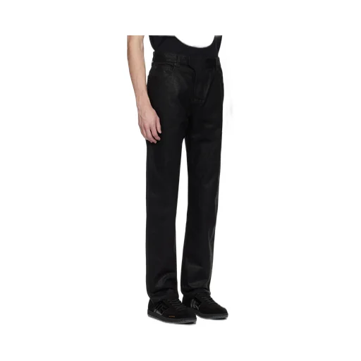 Logo Patch Straight Leg Trousers