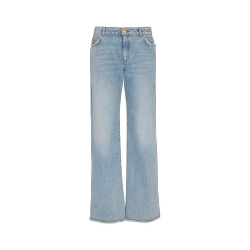 Straight-Leg Denim Jeans