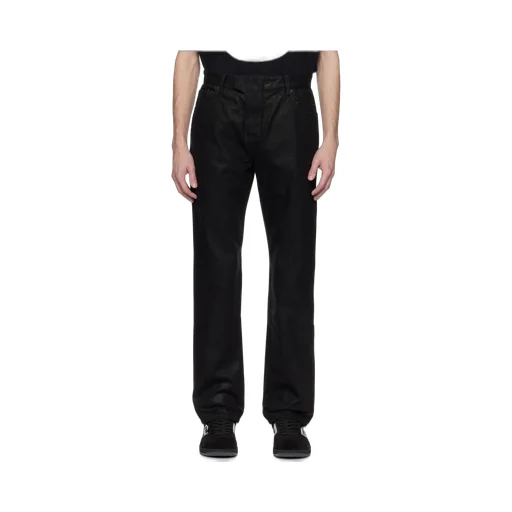 Logo Patch Straight Leg Trousers