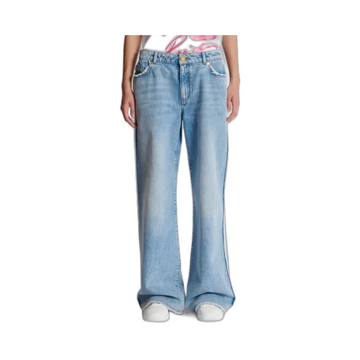 Straight-Leg Denim Jeans