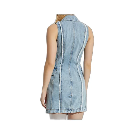 Raw Finish Denim Dress