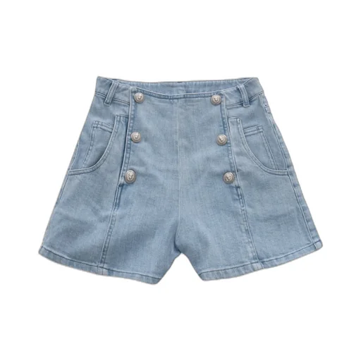 Button-Detailed Shorts